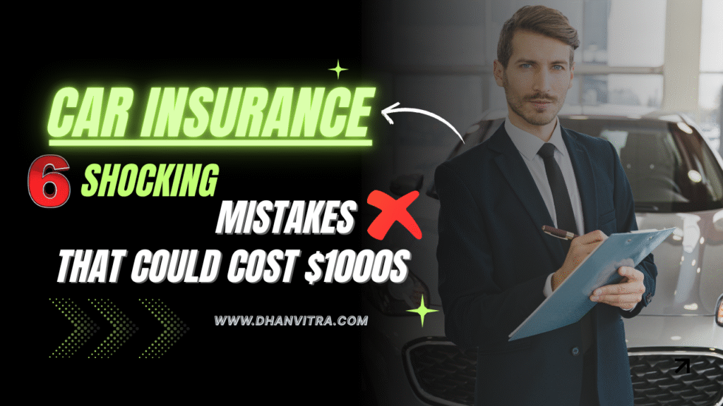 Driver reviewing car insurance policy documents to avoid costly mistakes