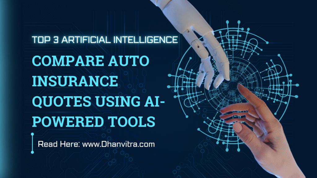 Compare Auto Insurance Quotes Using AI-Powered Tools displaying car insurance quotes side-by-side on a digital dashboard